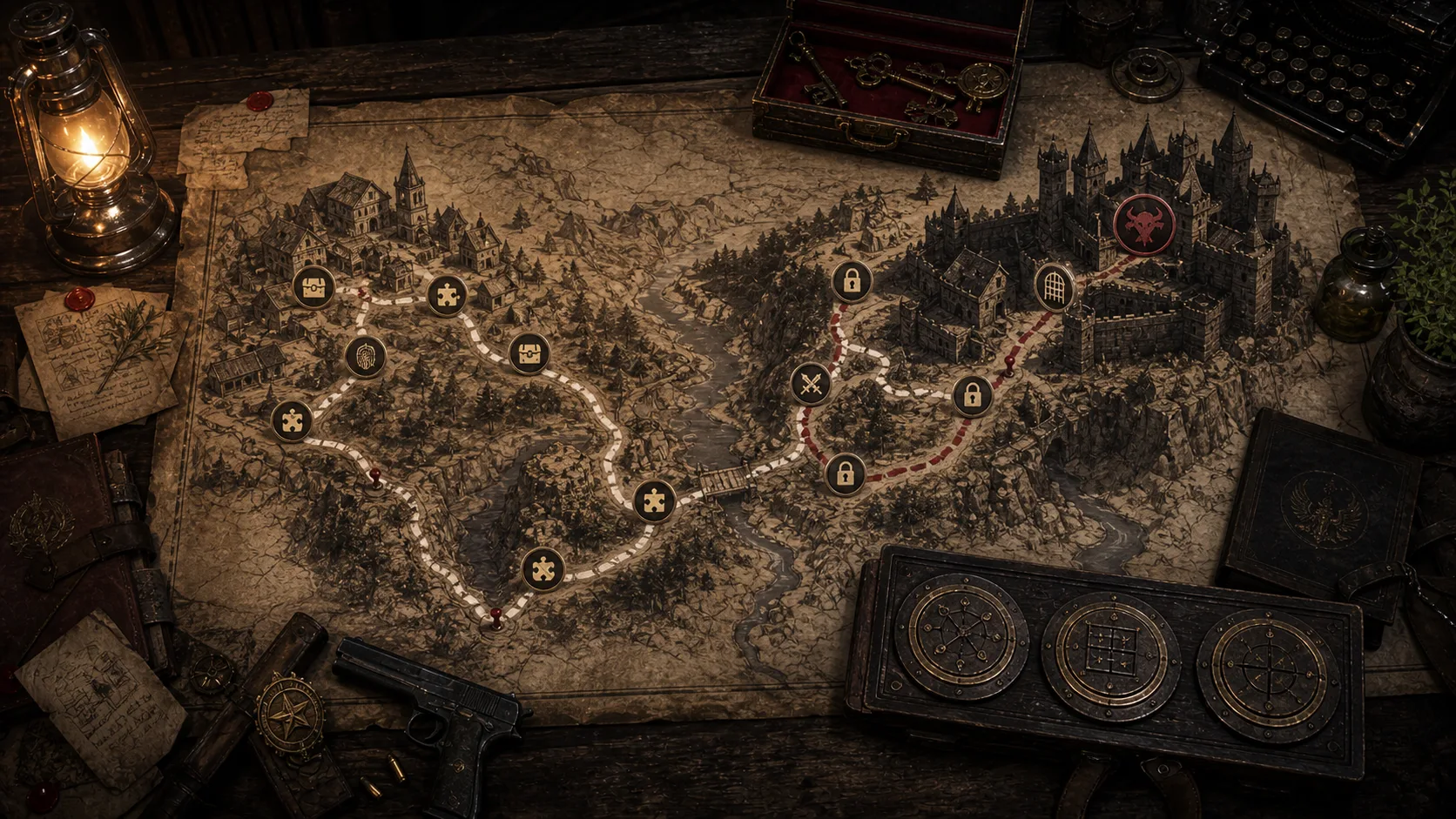 Resident Evil 4 Remake Chapter Routes Section